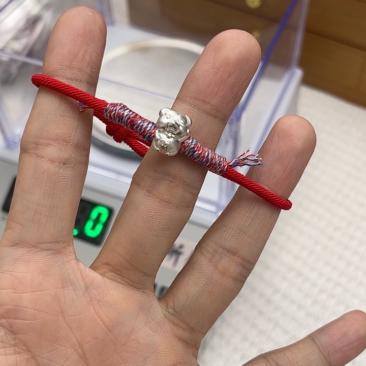 足银皮质狗手绳狗