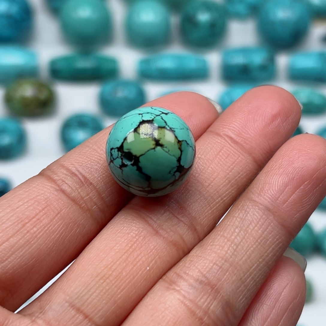 绿松石珠宝奇石未镶嵌