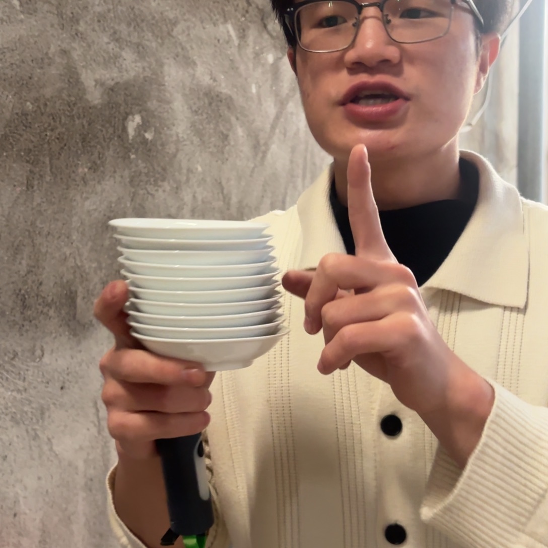 4英寸高白泥味碟10只微瑕