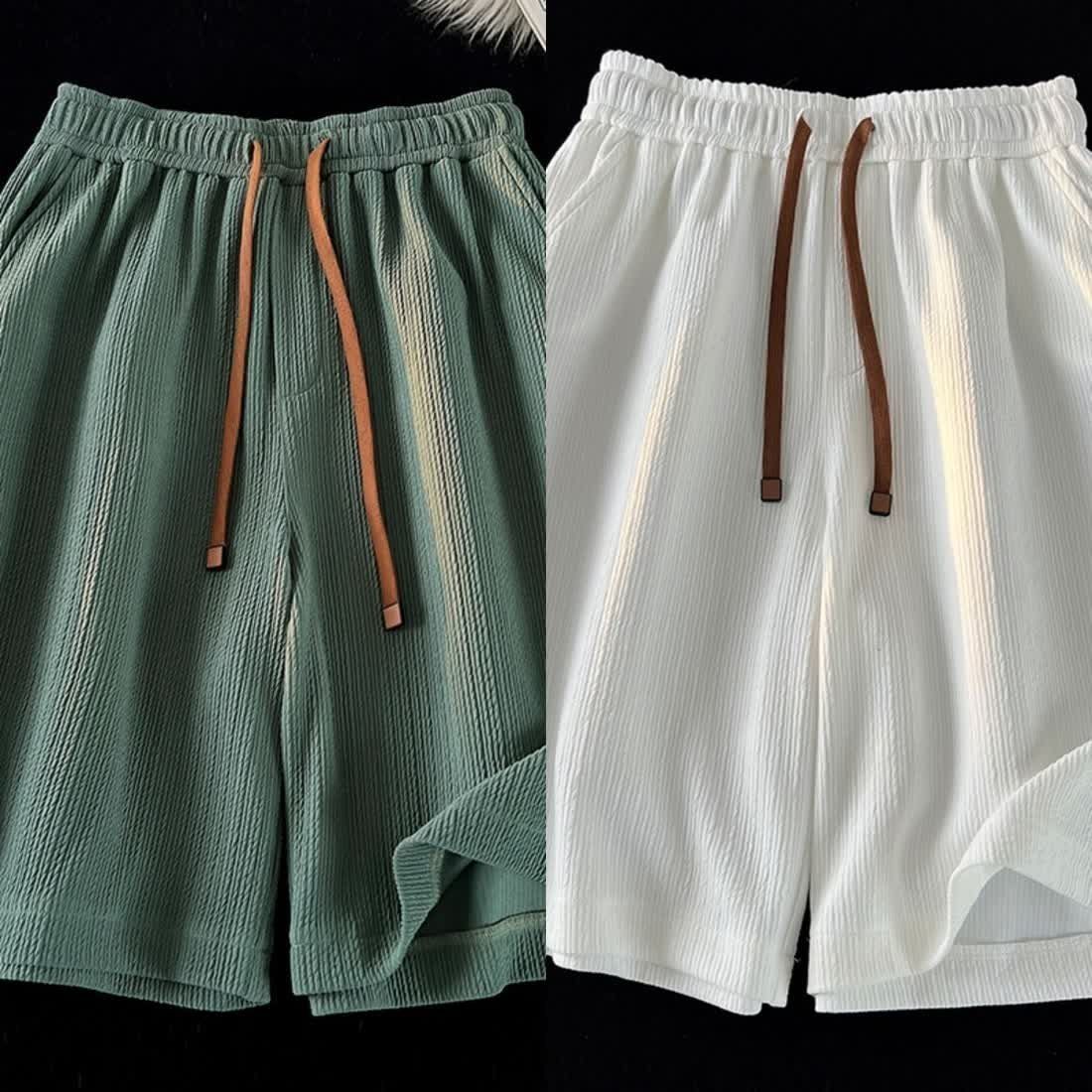 短裤男夏季薄款绿直播下单，店拍不发