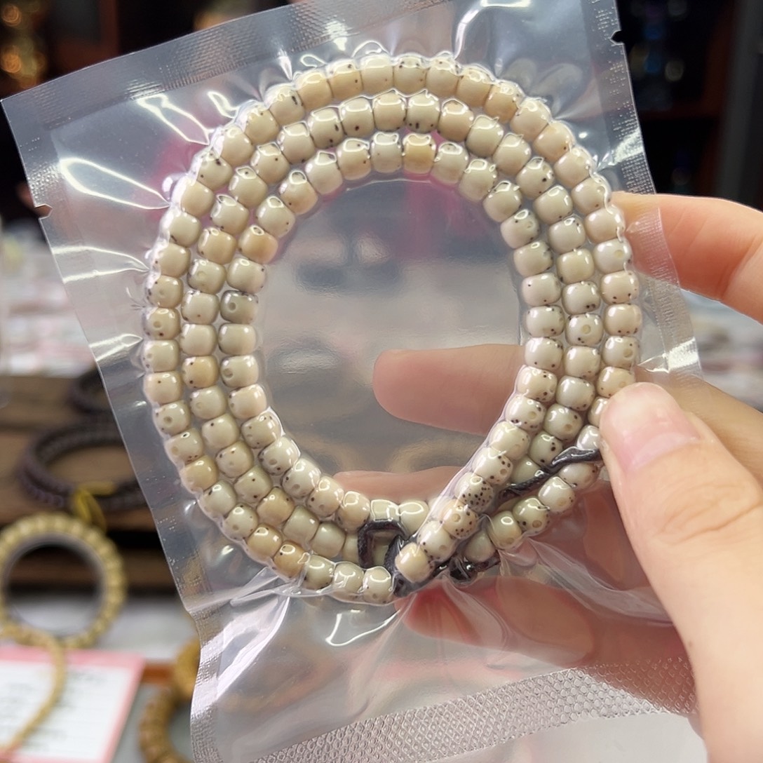 吊坠星月菩提Ll.6x5大留白 老料颗粒星