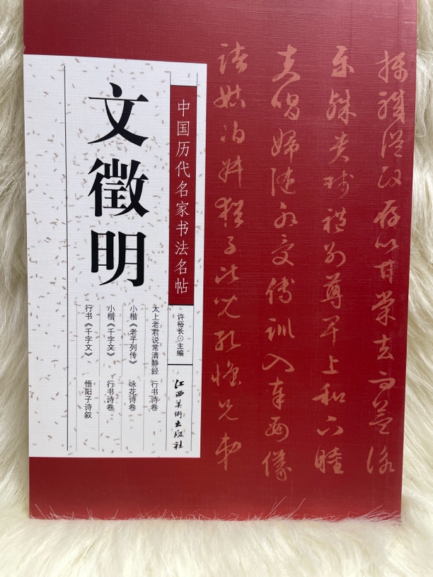 中国历代名家书法名帖 文征明