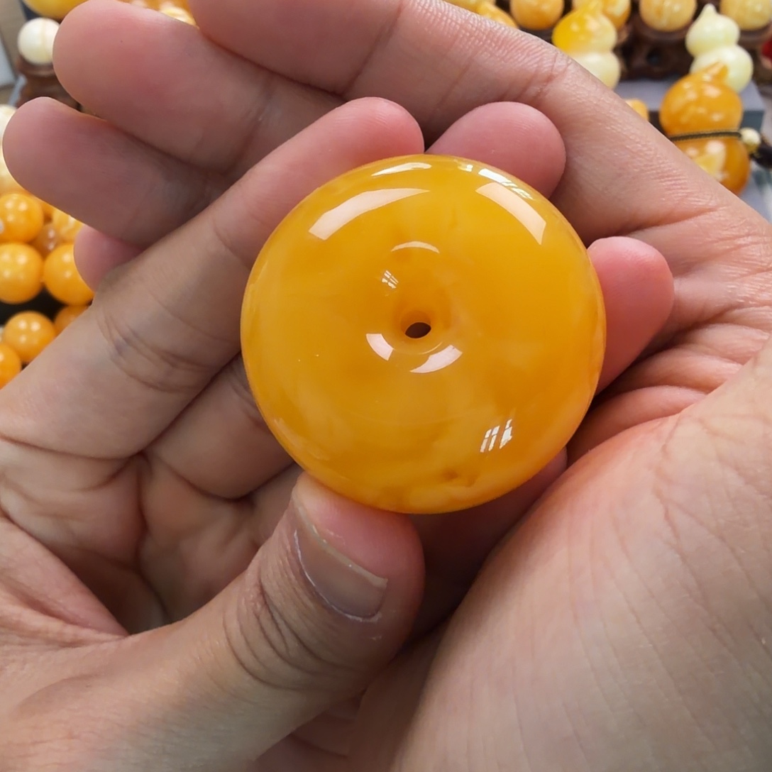 琥珀未镶嵌珠宝奇石19g