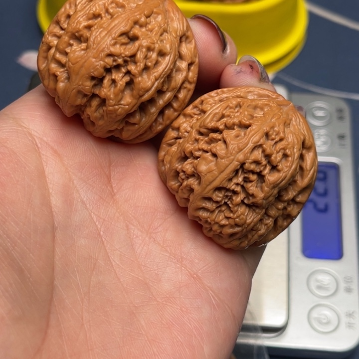 文玩核桃把件粗筋37