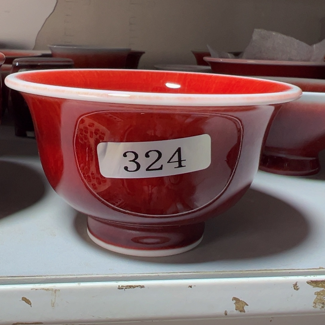 陶景德镇陶瓷郎红微瑕