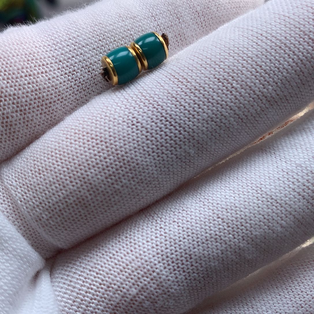 绿松石配饰18K金镶嵌