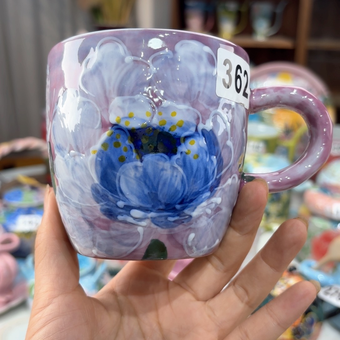 景德镇手绘高温釉下彩陶瓷茶具