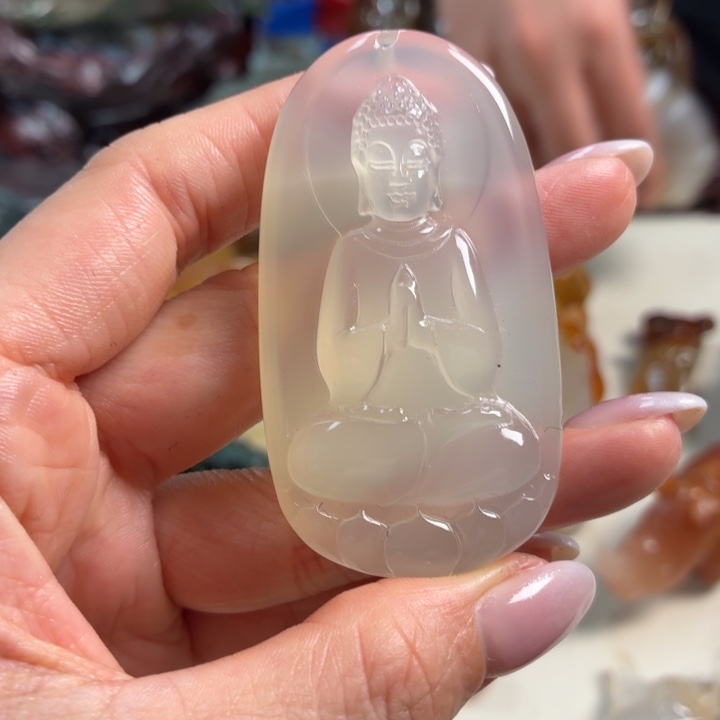 玛瑙/玉髓吊坠(不含链)未镶嵌