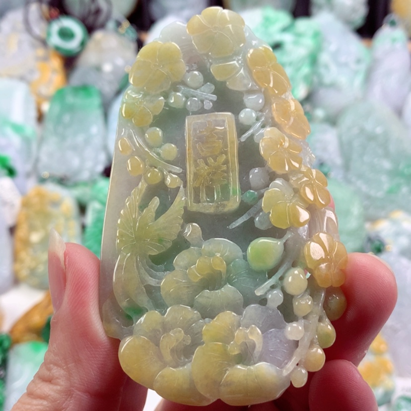 【闪购商品】翡翠吊坠(不含链)未镶嵌