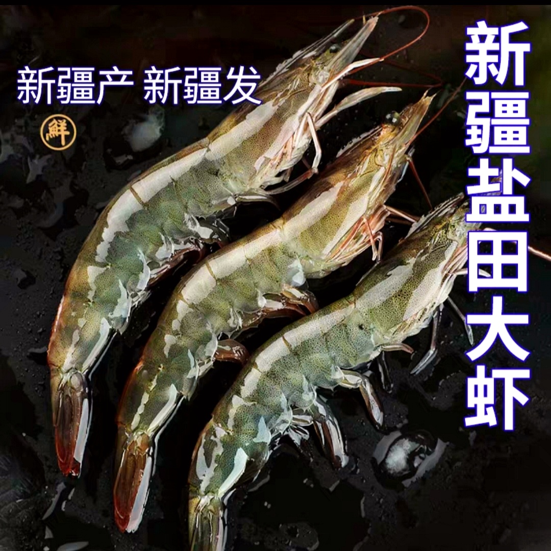 新疆无污染盐碱地大虾2公斤（30-40规格）