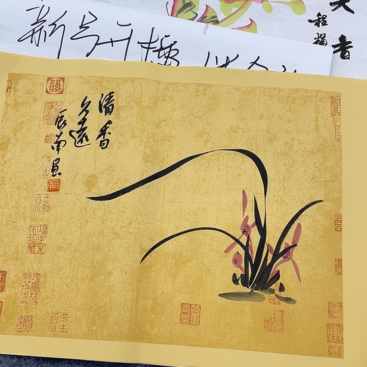 国画纯手绘作品欣赏图