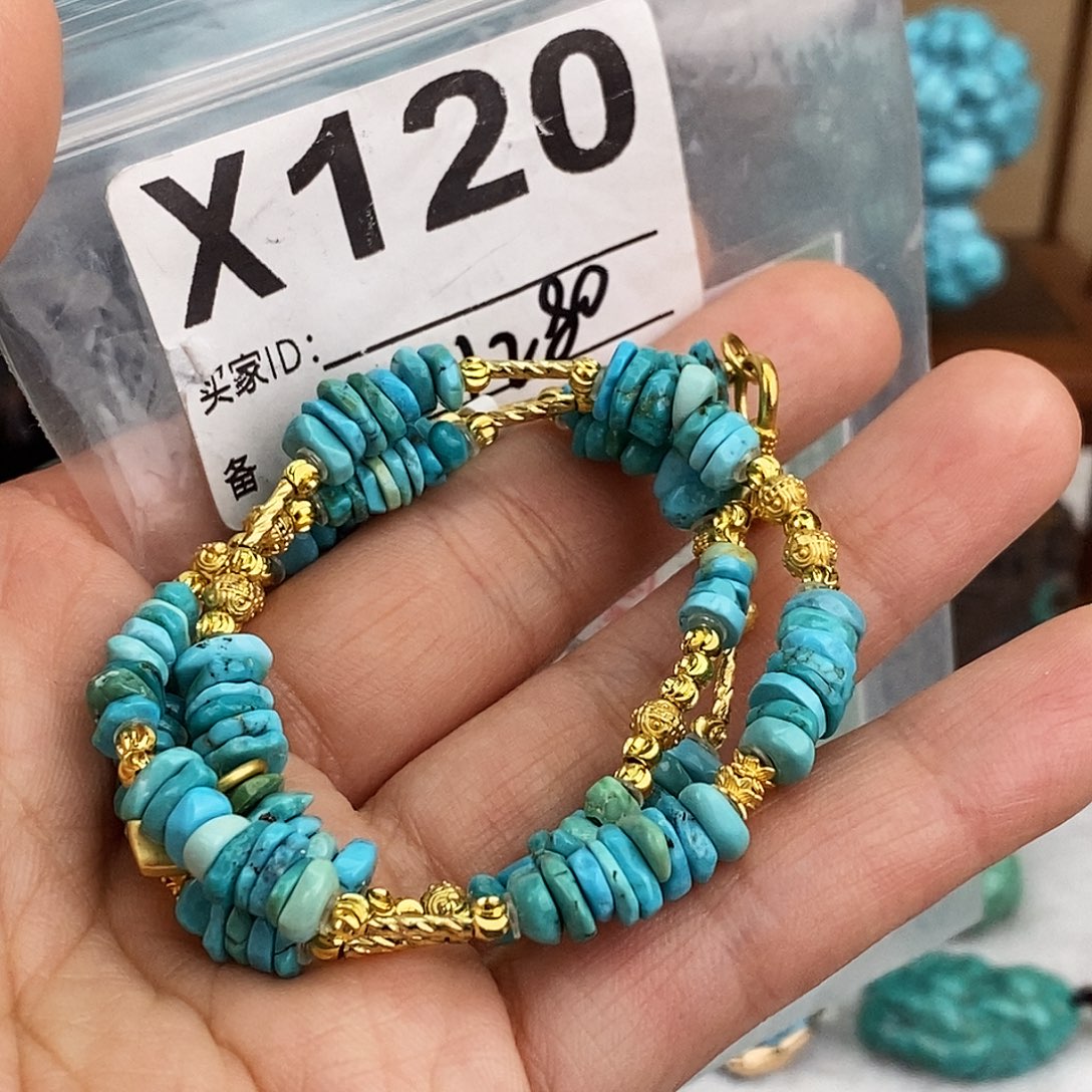 绿松石未镶嵌原矿