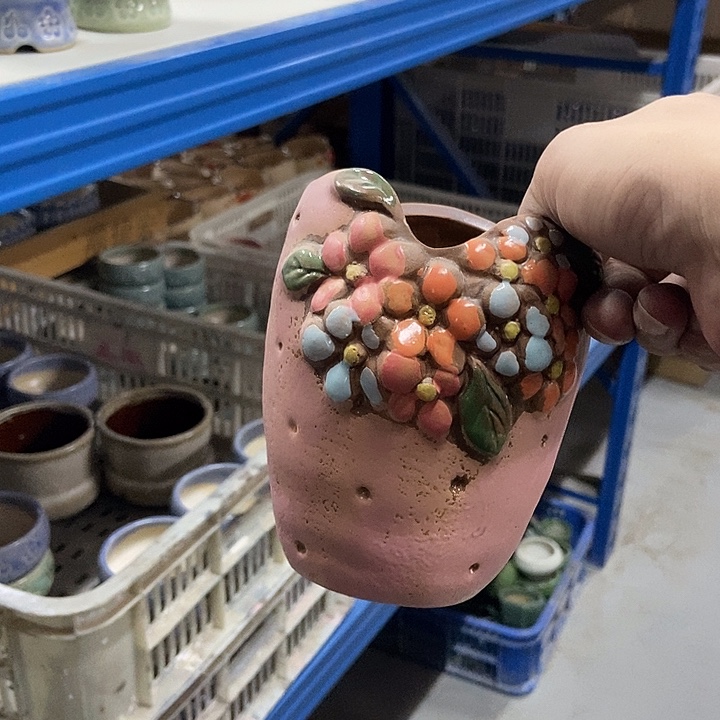 花盆单场满9.9发货9*13粉