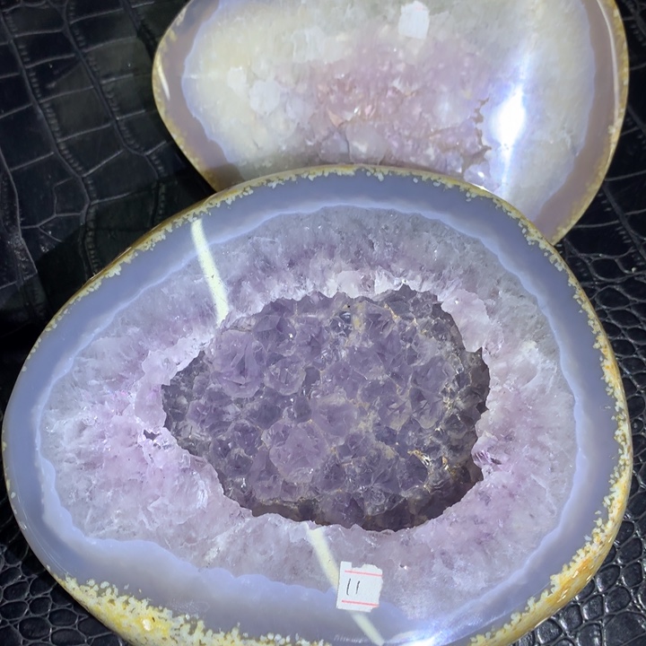 水晶福利紫水盆未镶嵌