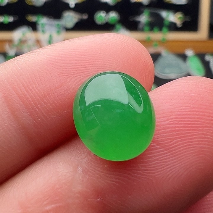 翡翠未镶嵌颈饰蛋面11.4