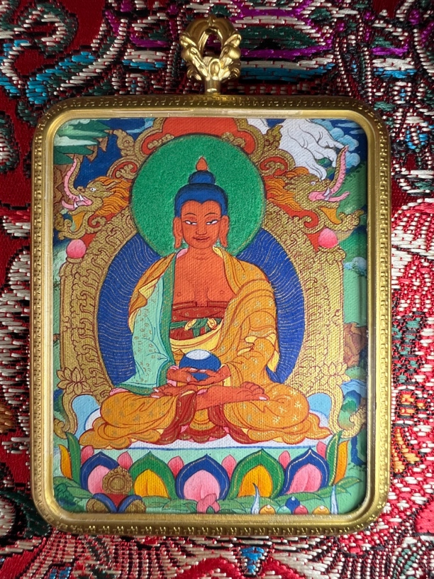 阿弥陀佛，纯手绘唐卡