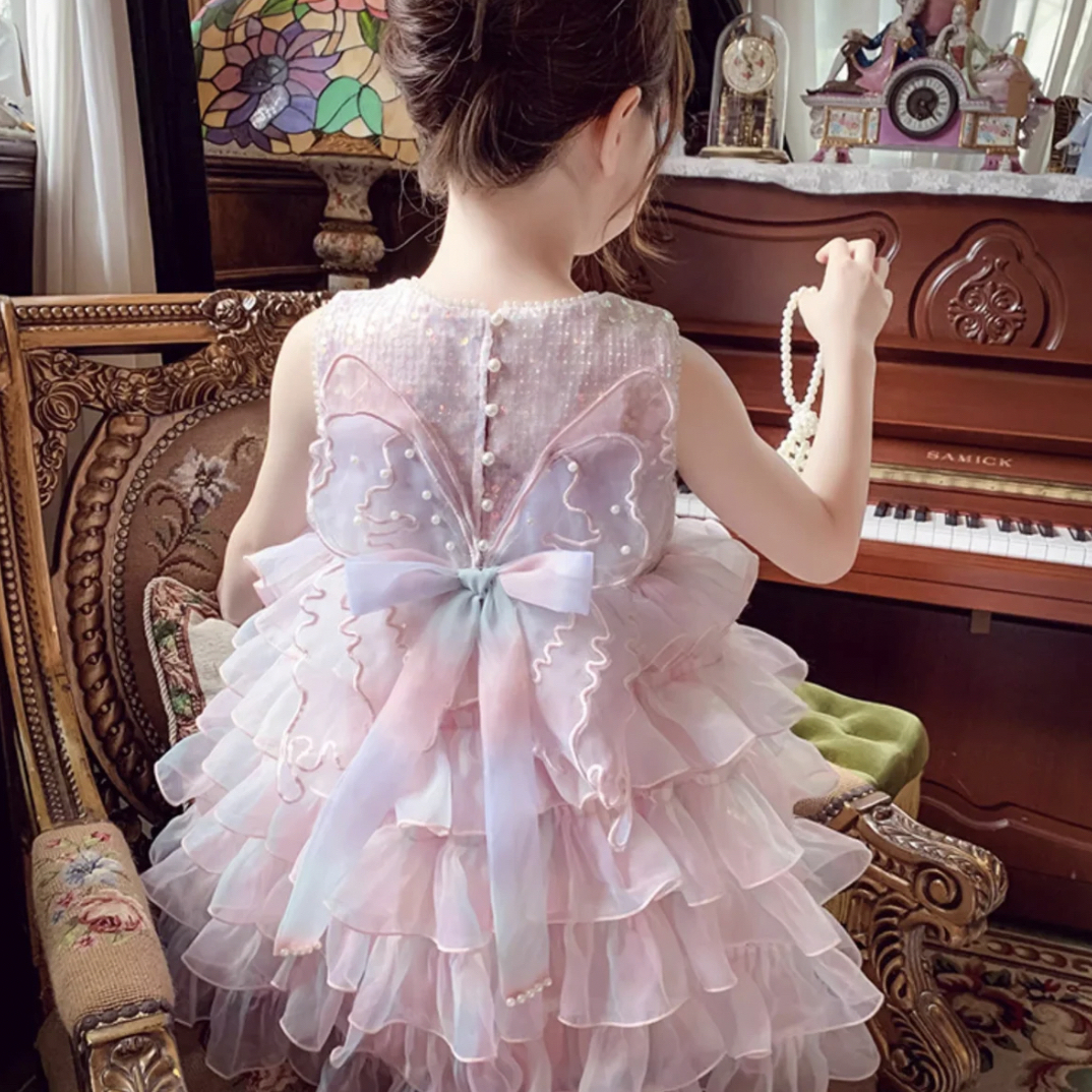 千金风连衣裙蓬蓬纱蛋糕裙