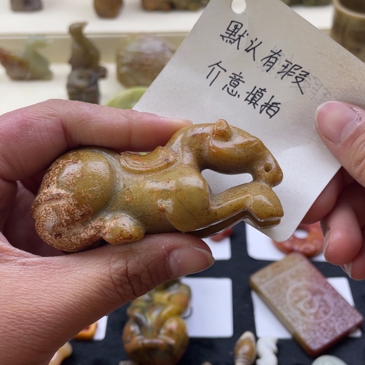 蛇纹石玉颈饰未镶嵌234