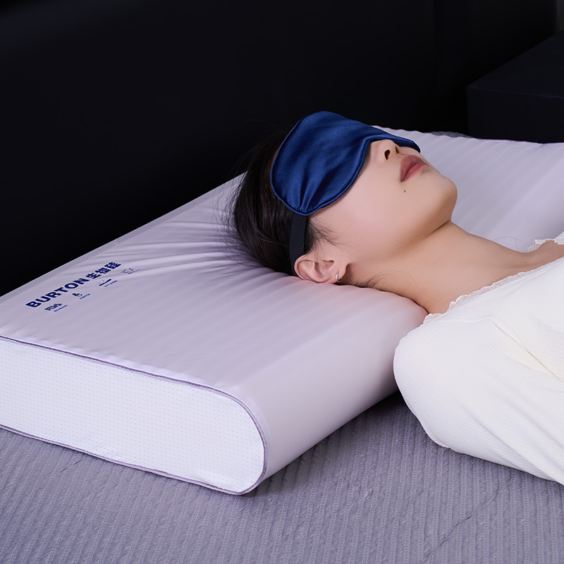 A枕头护颈家用深睡枕柔软抑菌睡眠枕慢回弹睡觉太空记忆硅胶枕芯