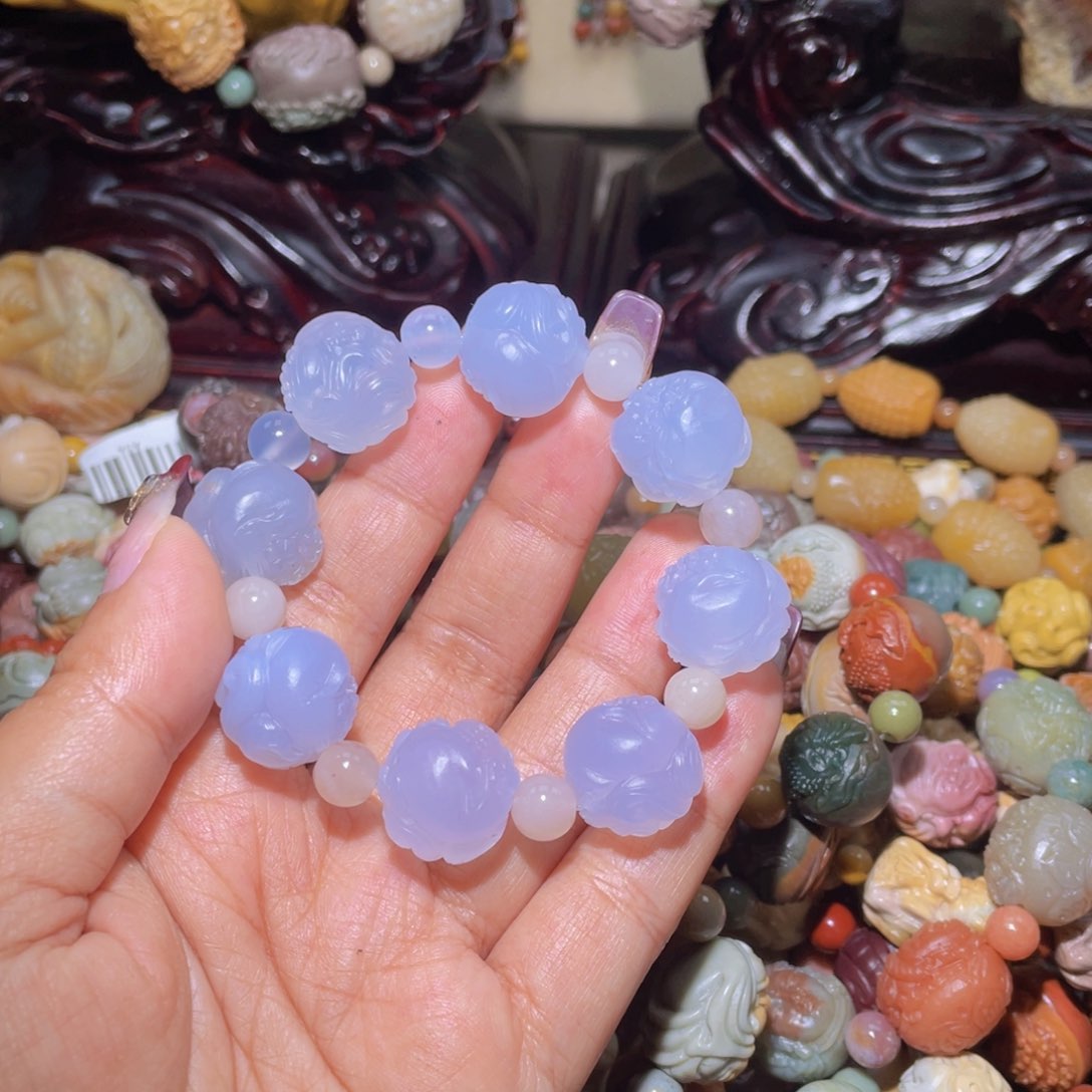 石英质玉手链未镶嵌