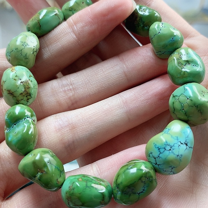 未镶嵌绿松石珠宝奇石