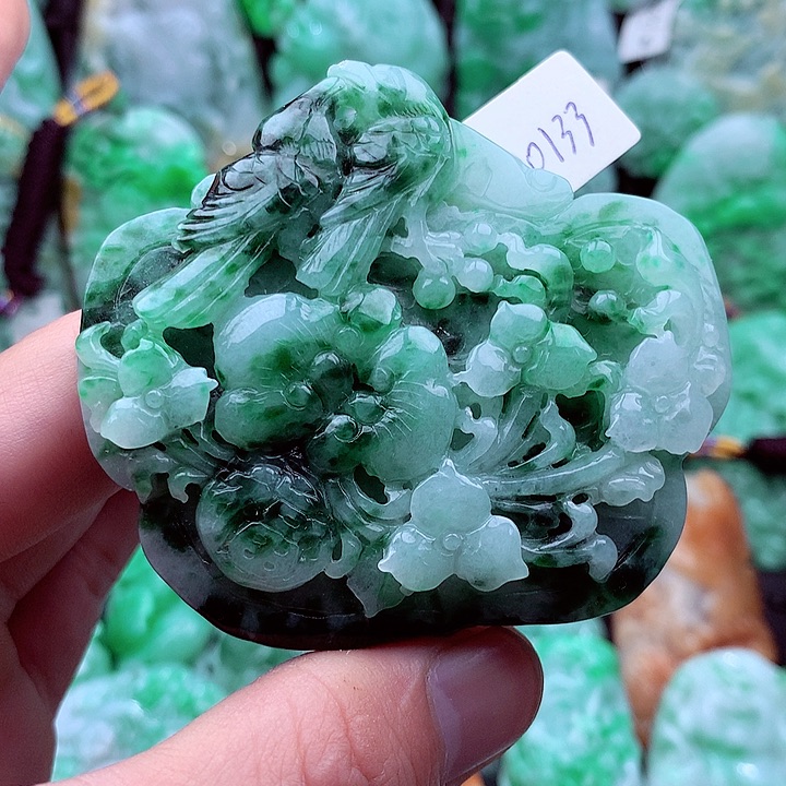 翡翠吊坠(不含链)未镶嵌