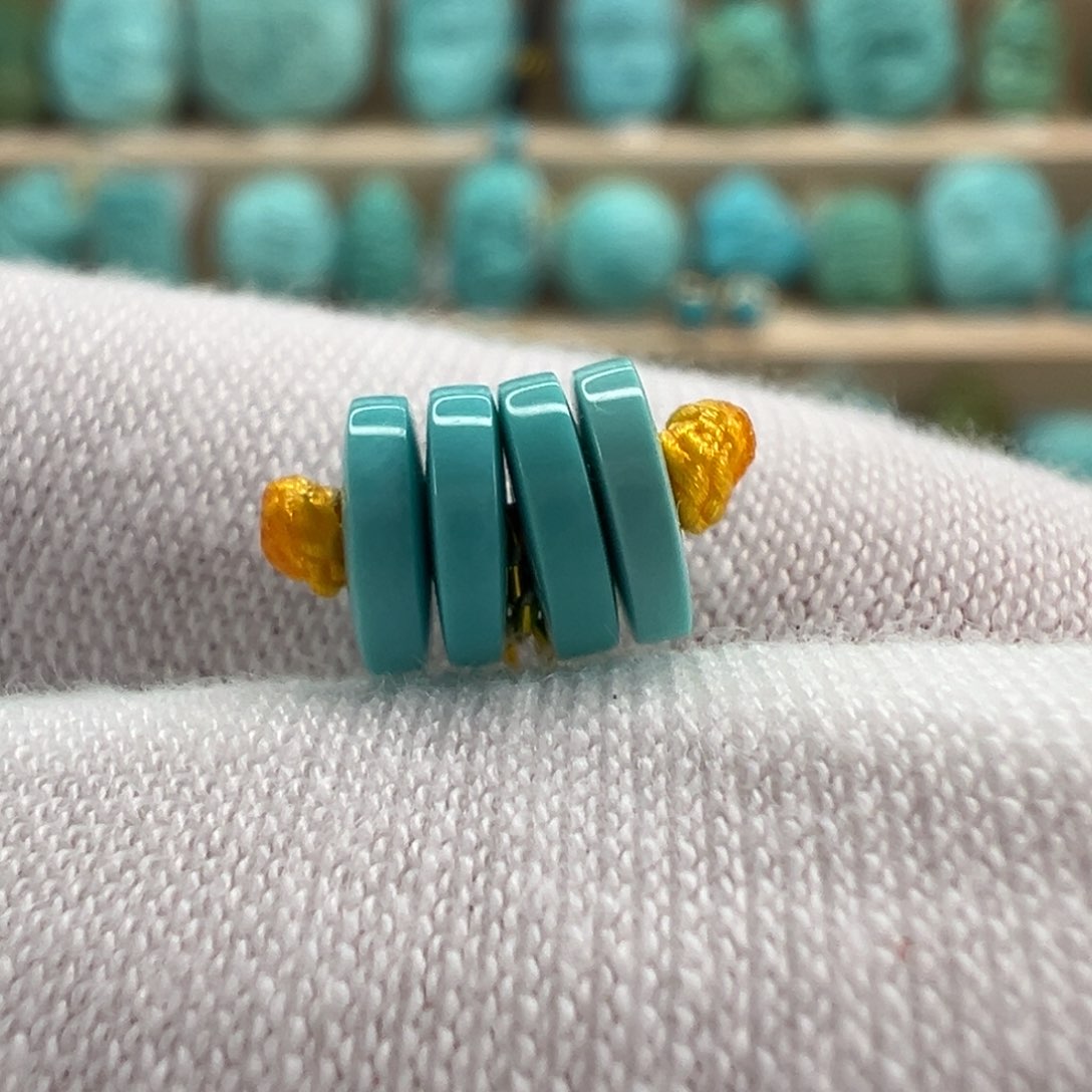 未镶嵌绿松石配饰6*1.3