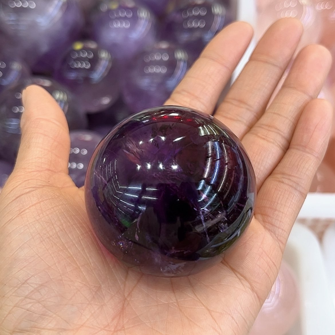 【闪购商品】水晶摆件球未镶嵌