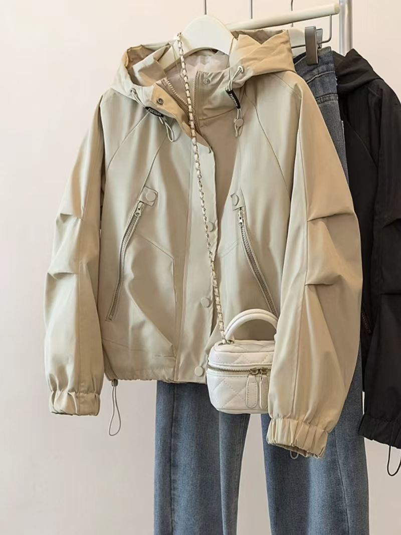 【现2750号 立领青苔绿外套】姐妹服饰5店