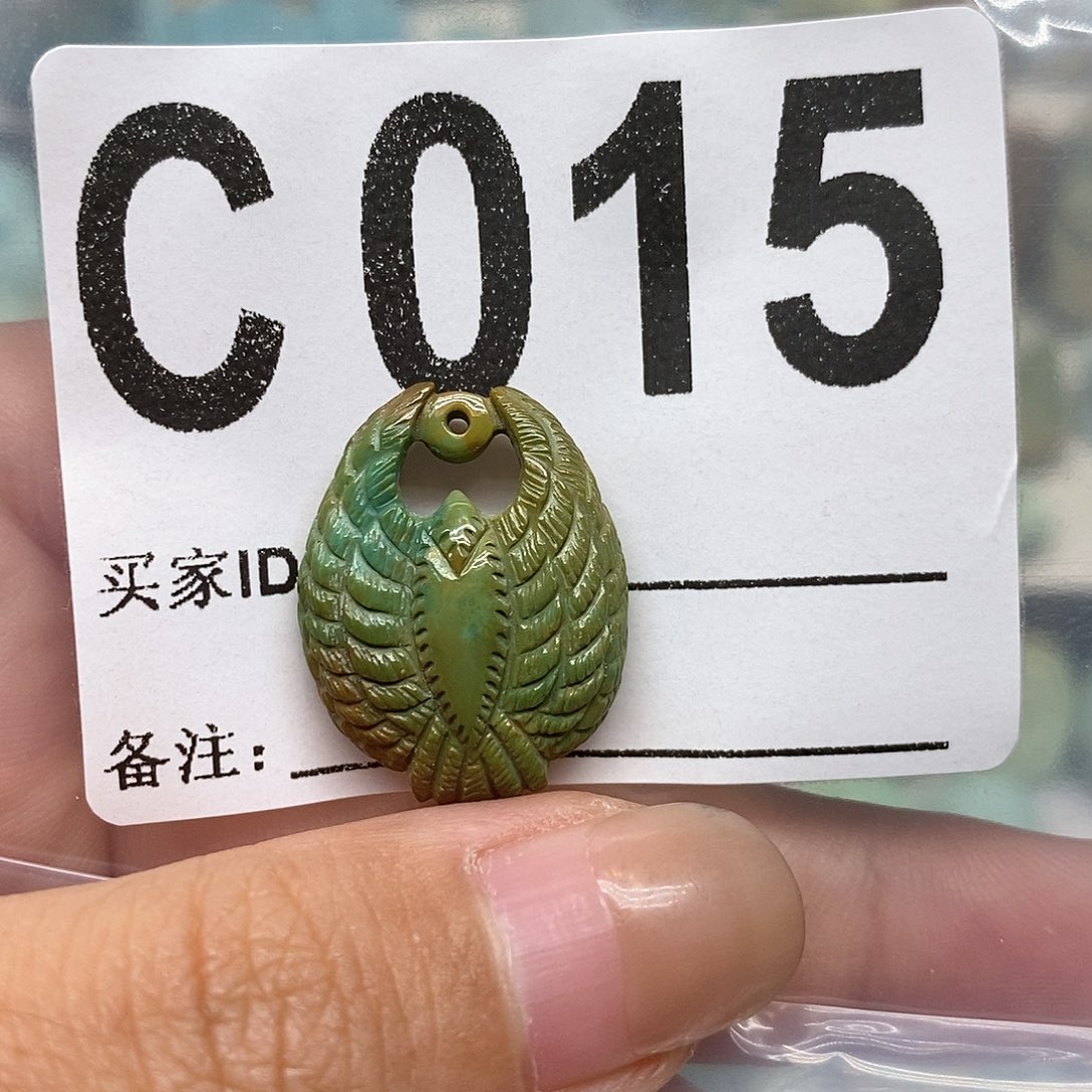 未镶嵌绿松石珠宝奇石