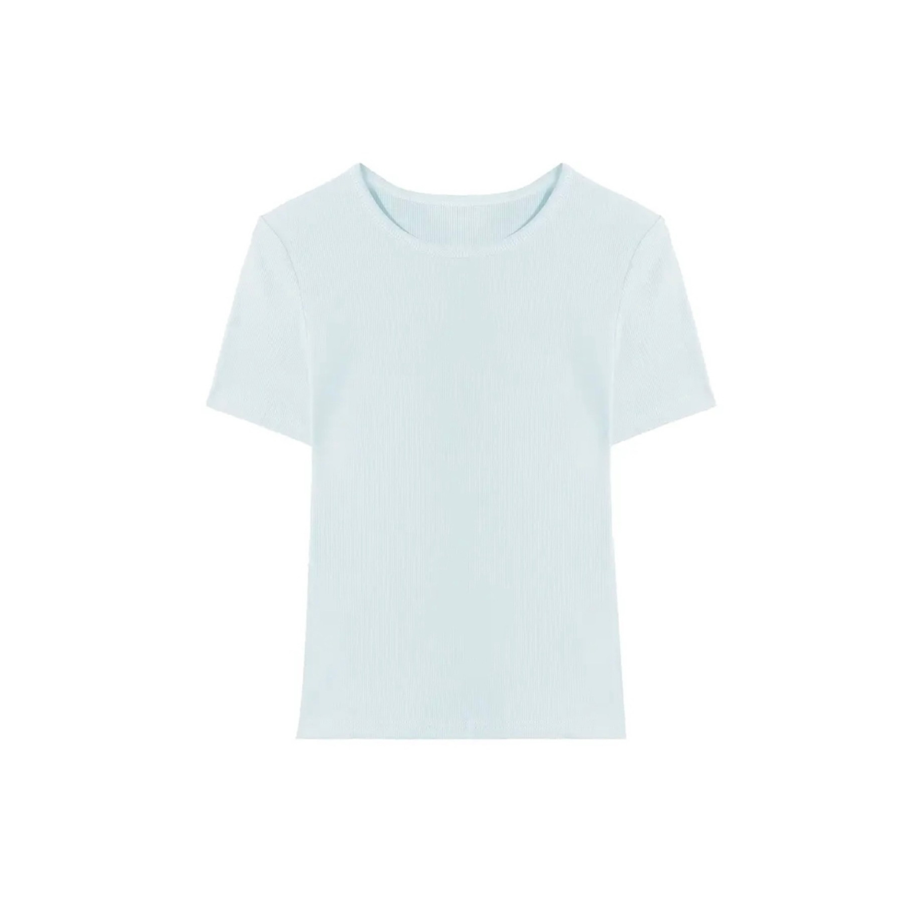 MC弹力透气圆领ola同款休闲舒适夏季世界修身T恤打底套头纯色