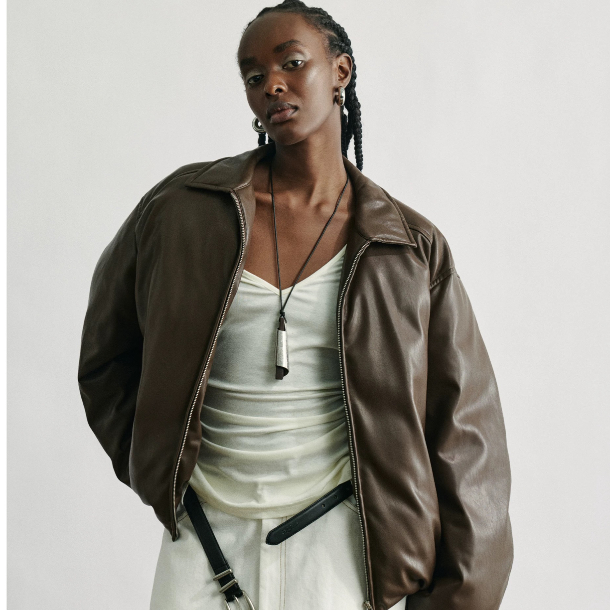 FAE户外短款欧美风美式防水百搭羽绒外套秋冬面包服