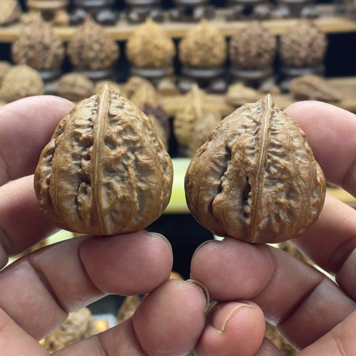文玩核桃把件对粗筋5