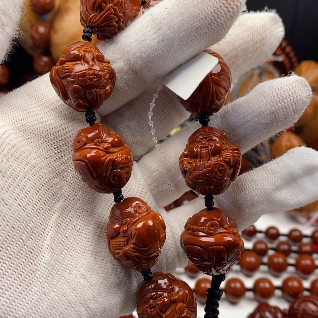 橄榄核手串清***岗我想知道