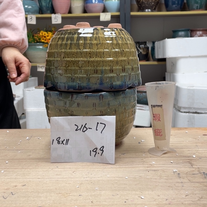 紫砂花盆多肉花盆微瑕17