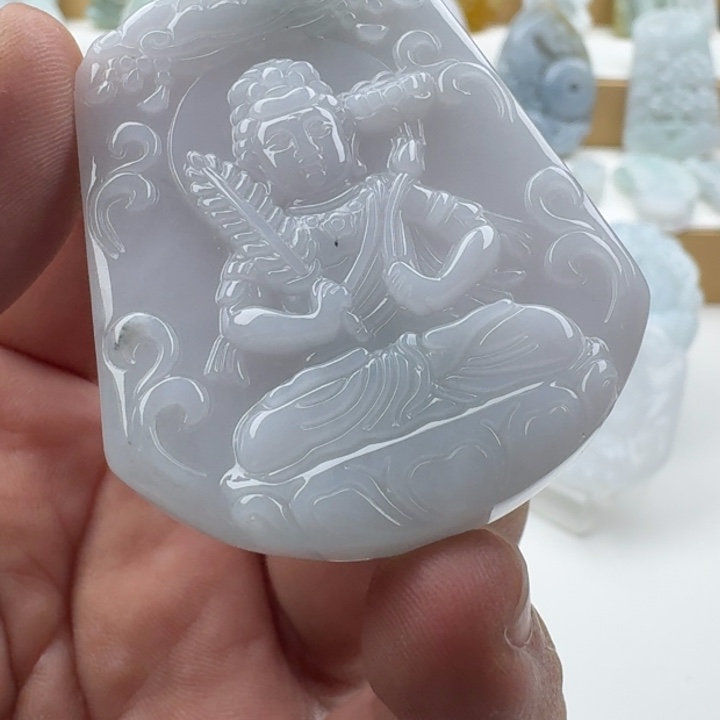 翡翠未镶嵌颈饰天然缅甸A货翡翠