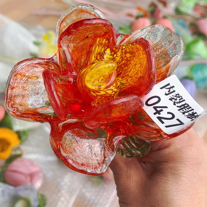 琉璃0427瑕疵 ，花瓶摆件家悦