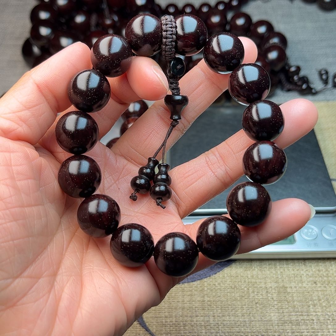 檀香紫檀（小叶紫檀）1.5 15颗 多星