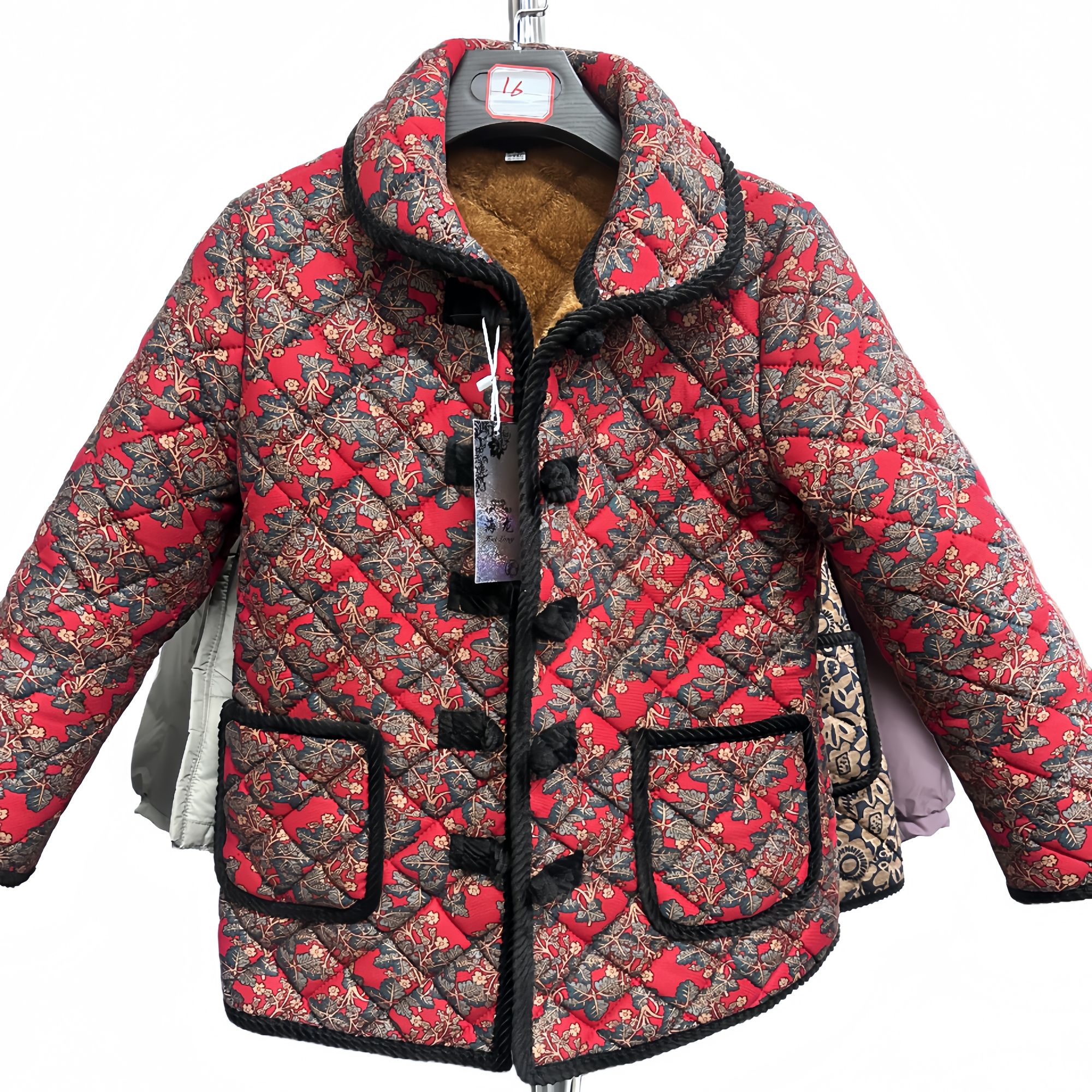 常规款加绒加厚中老年女士冬季小棉衣保暖