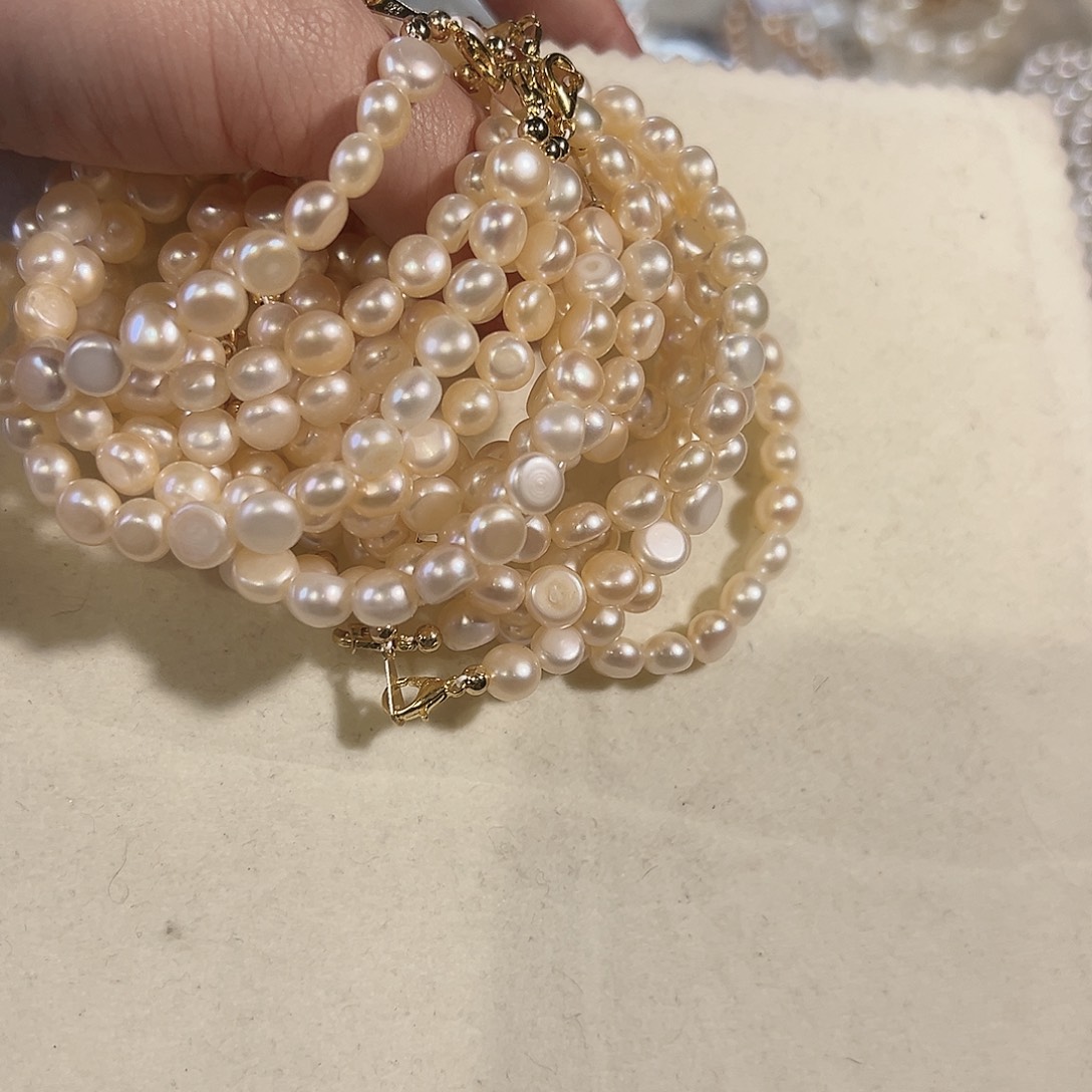 淡水珍珠耳饰未镶嵌