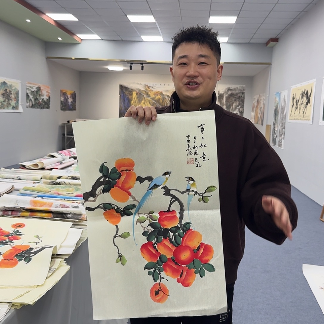 国画国画作品宣纸纯手绘