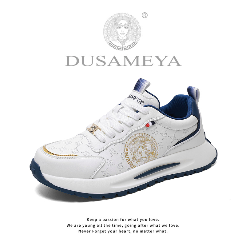 DUSAMEYA/杜莎米娅冬季新款男鞋轻奢百搭休闲鞋潮流内增高男女鞋