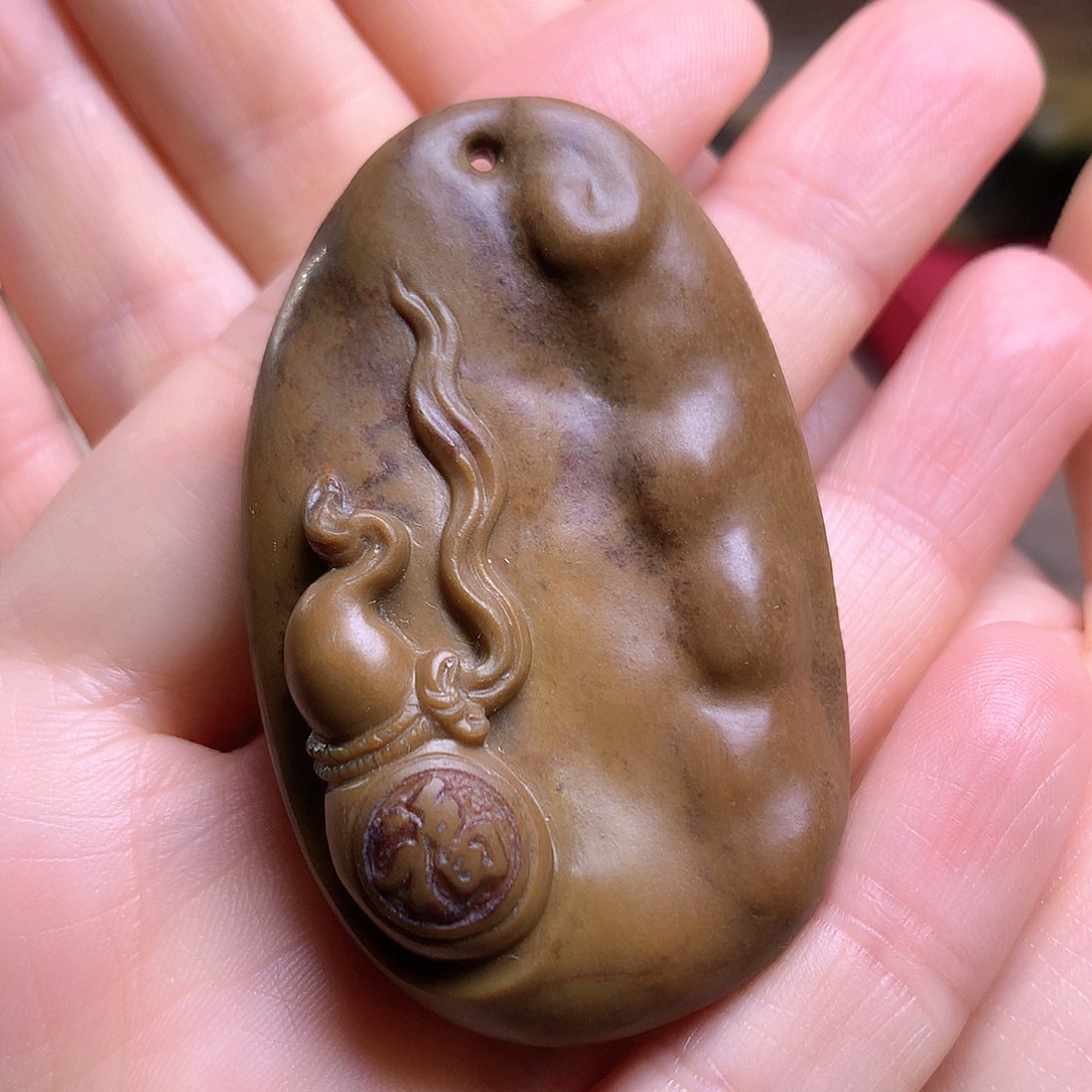 岫岩河磨玉（透闪石质玉）未镶嵌挂件