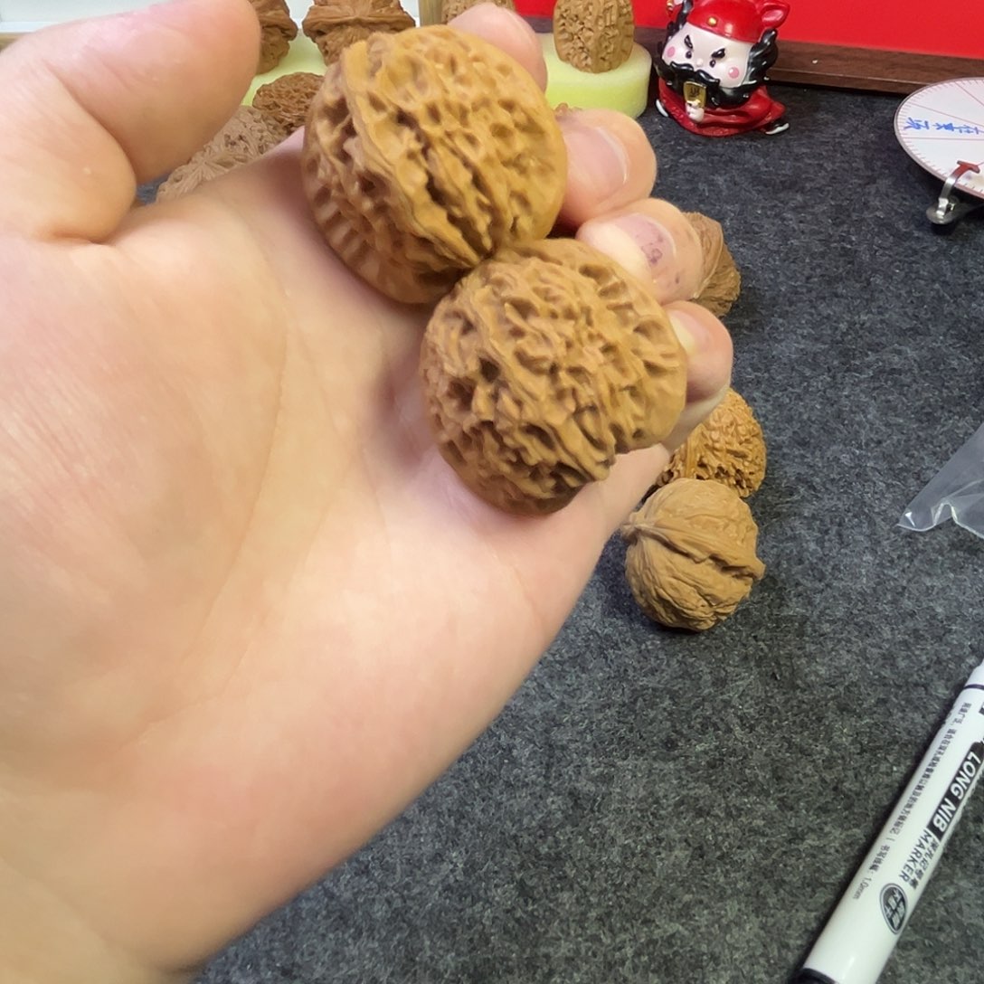 文玩核桃把件联手