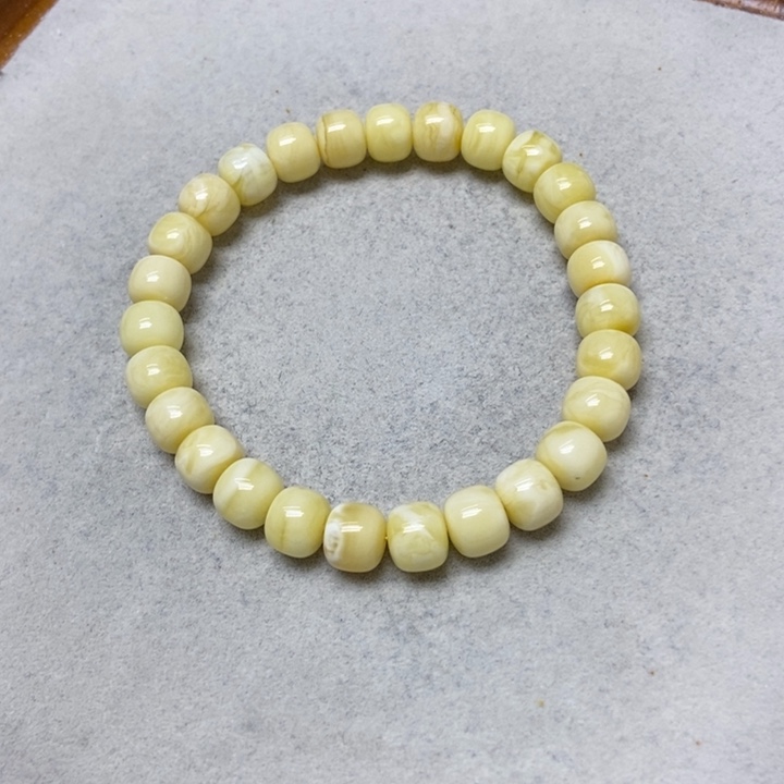 未镶嵌蜜蜡裸石手串