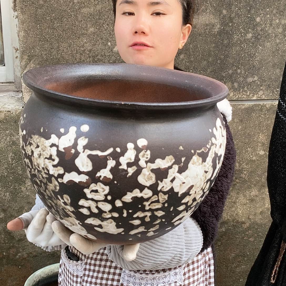 紫砂花盆正品口30高24