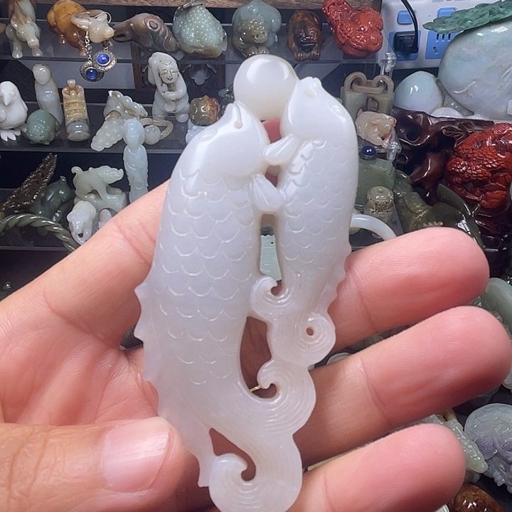 和田玉（糖玉）未镶嵌颈饰