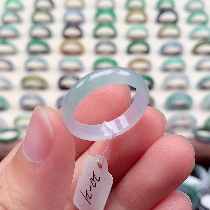 翡翠戒指未镶嵌20-21号