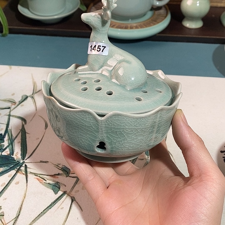 汝瓷1457 青鸾汝瓷汝州发货