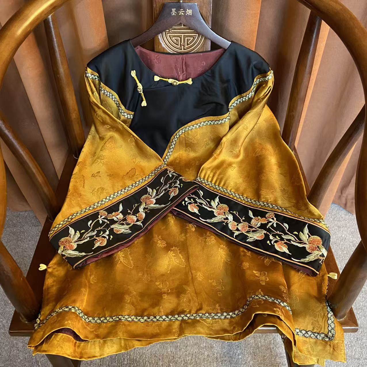 【知秋】新中式时尚女装气质优雅百搭衬衫中国风女士打底衫上衣044